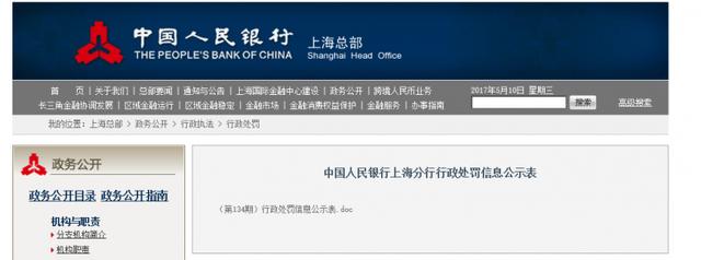 未落實(shí)支付相關(guān)規定 支付寶、財付通被央行各罰款3萬(wàn)元